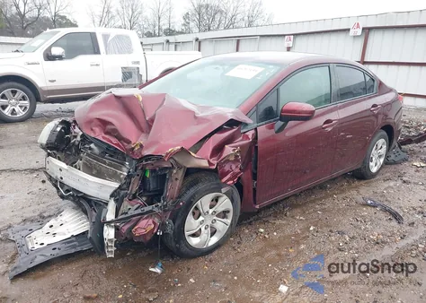 2014 Honda Civic Lx from USA, damaged, VIN 19XFB2F55EE213530